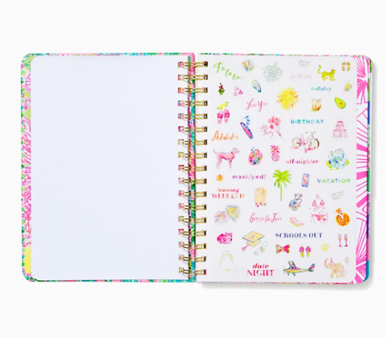 Lilly 17 Month Large 2021-22 Agenda - Suite Views