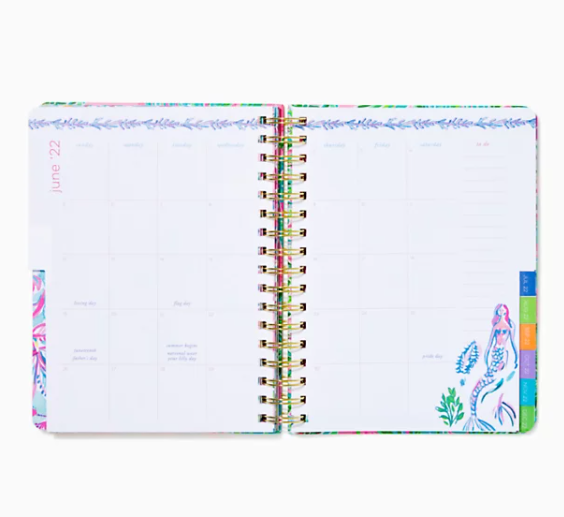 Lilly 17 Month Large 2021-22 Agenda - Suite Views