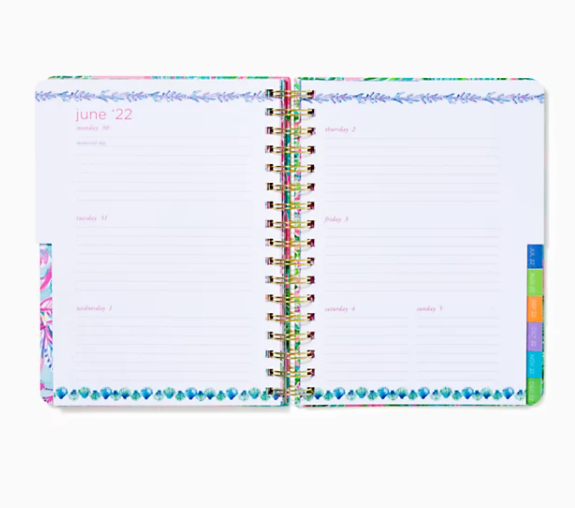 Lilly 17 Month Large 2021-22 Agenda - Suite Views