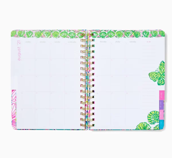 Lilly 17 Month Large 2021-22 Agenda - Cabana Cocktail