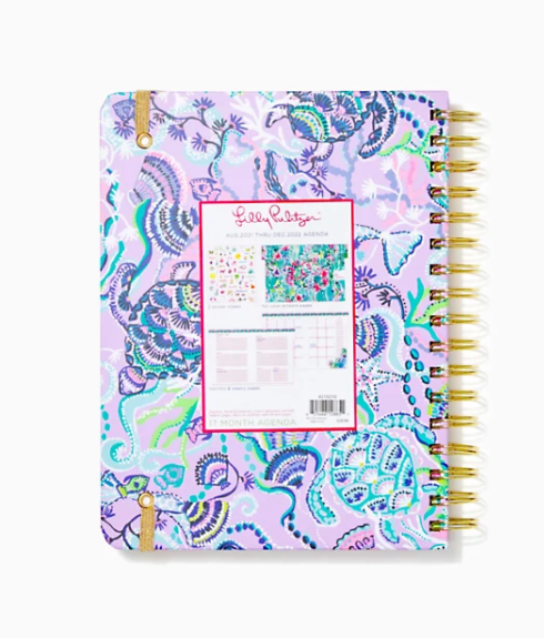 Lilly 17 Month Large 2021-22 Agenda - Mermaid for You