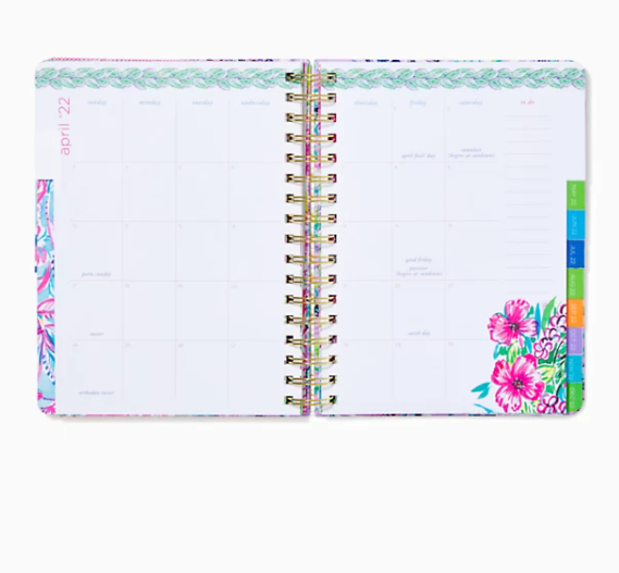 Lilly 17 Month Large 2021-22 Agenda - Mermaid for You