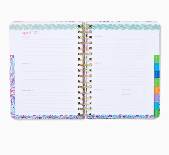 Lilly 17 Month Large 2021-22 Agenda - Mermaid for You