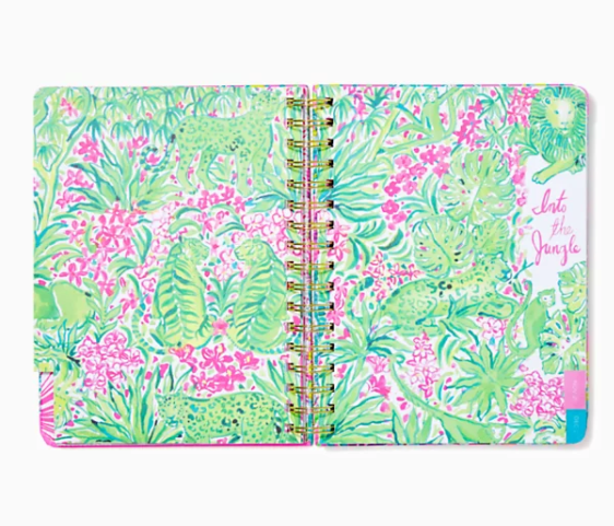 Lilly 17 Month Large 2021-22 Agenda -Party All the Tide