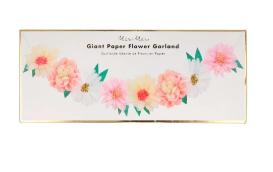 Giant Paper Flower Garland