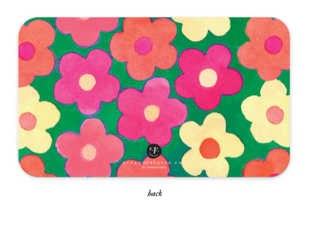 Retro Flowers Little Notes