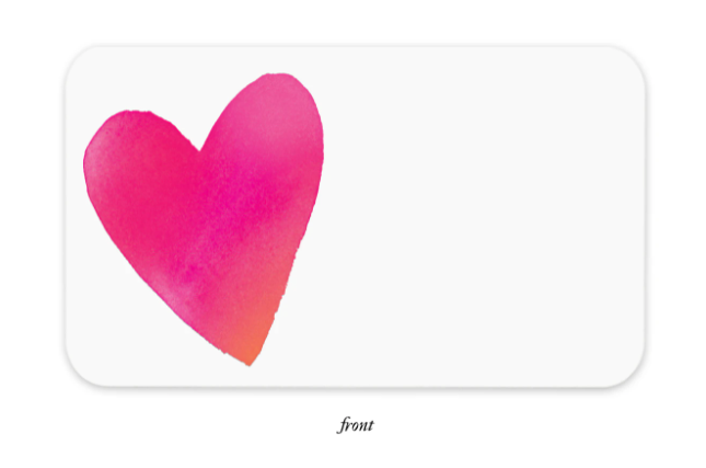 Big Heart Little Notes