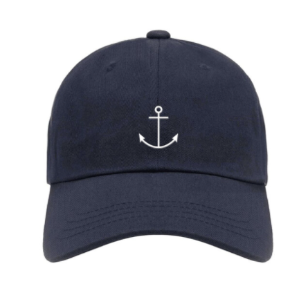 Anchor Baseball Cap - Navy