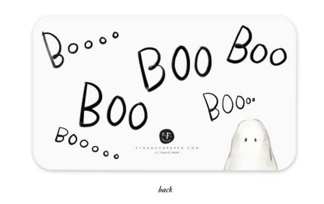 Ghostie Boo Little Notes