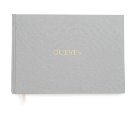 Grey Guest Book