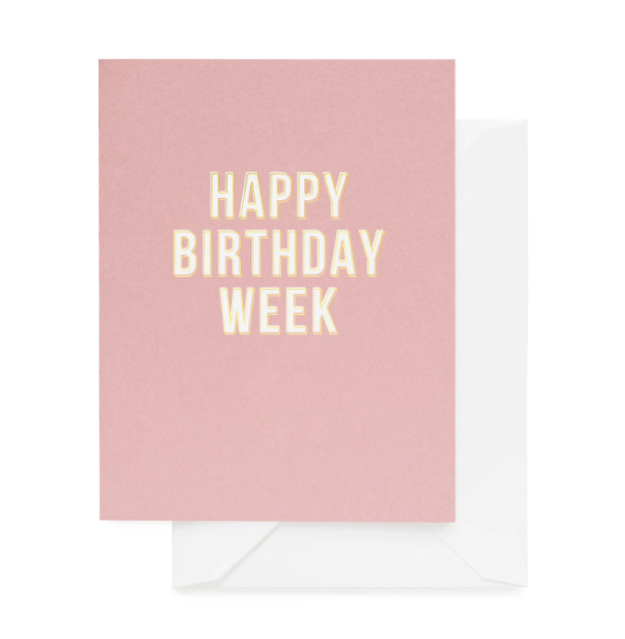 Happy Birthday Week