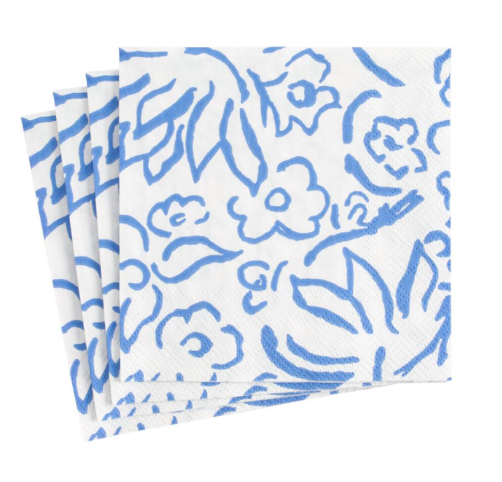Matisse Blue Cocktail Napkin