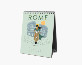 2022 Explore the World Desk Calendar