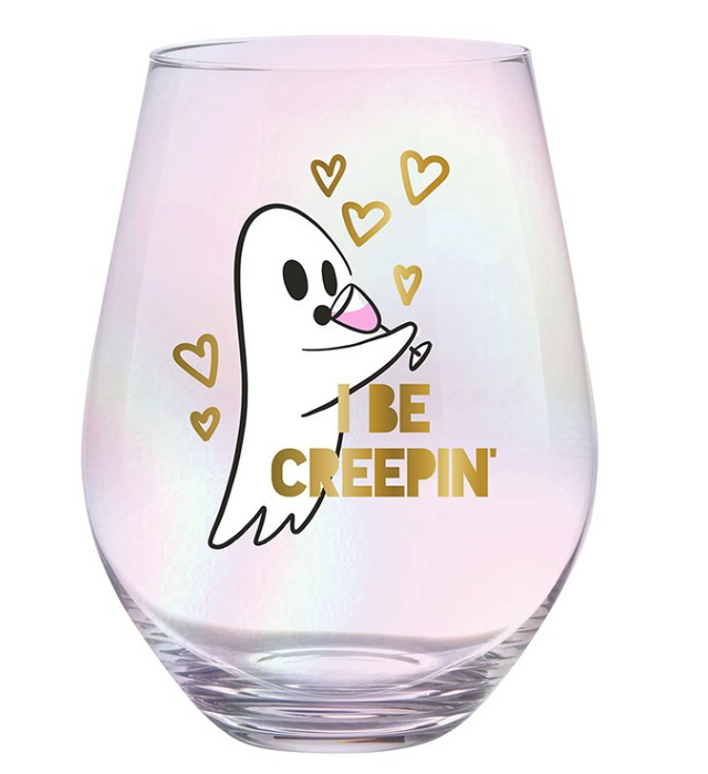 30oz Be Creepin Stemless Wine Glass