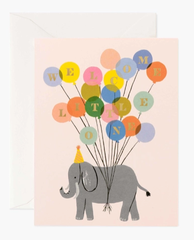 Welcome Elephant Card