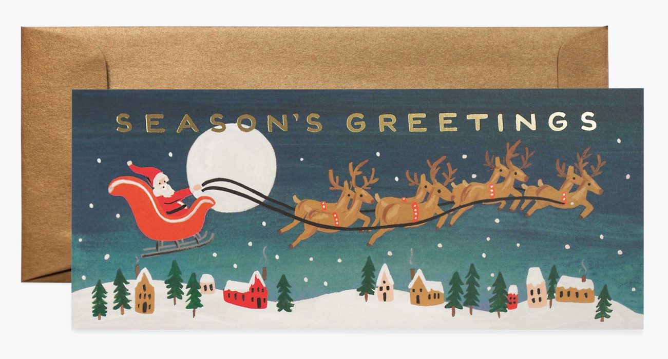 Santa's Sleigh N0. 10 Card