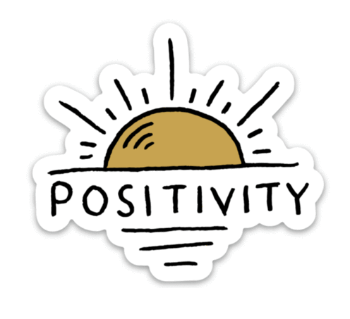 Positivity Sun Sticker
