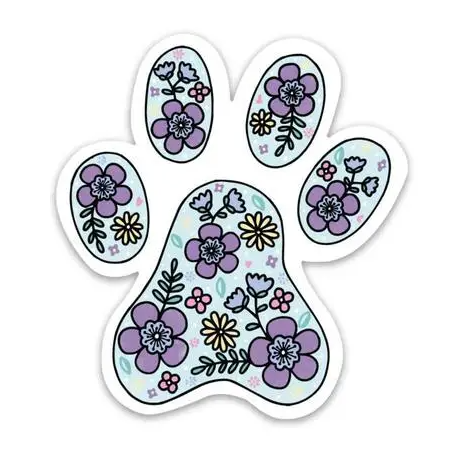Paw Print Sticker