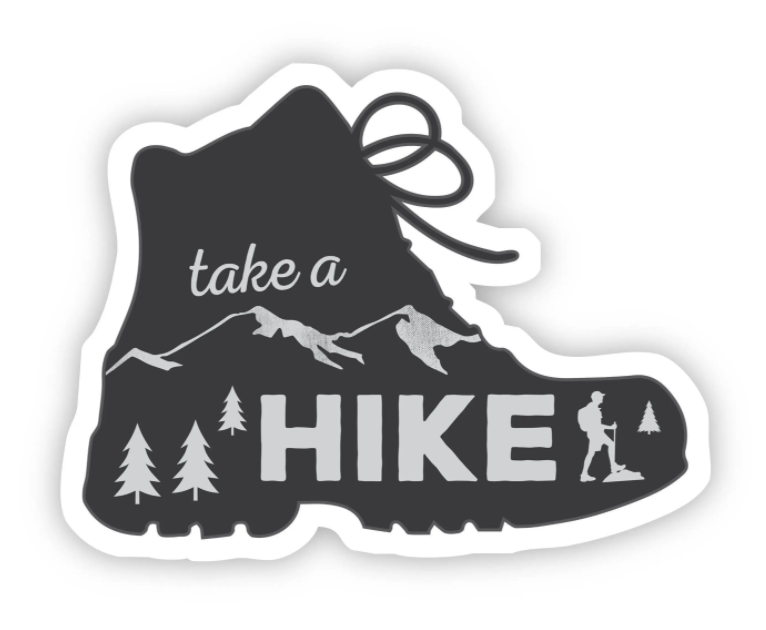 Take a Hike Boot Sticker