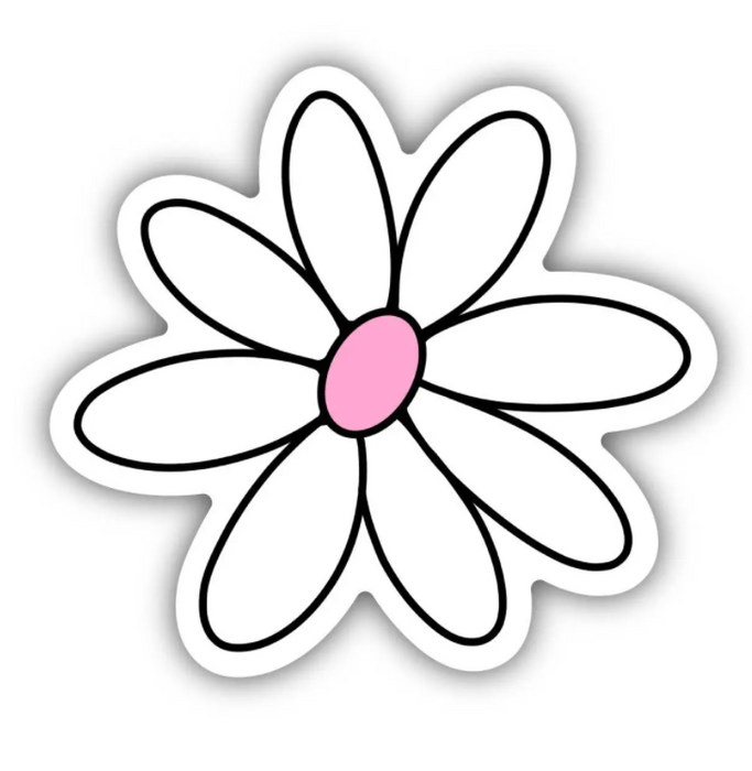 Pink Daisy Sticker