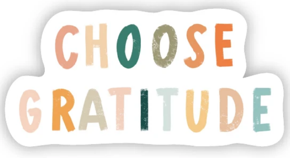 Choose Gratitude Sticker