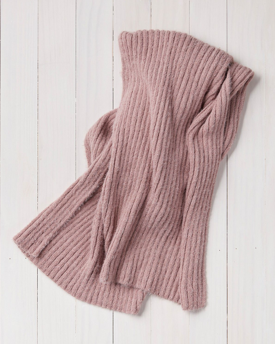 Chalet Ribbed Scarf - Dusty Pink