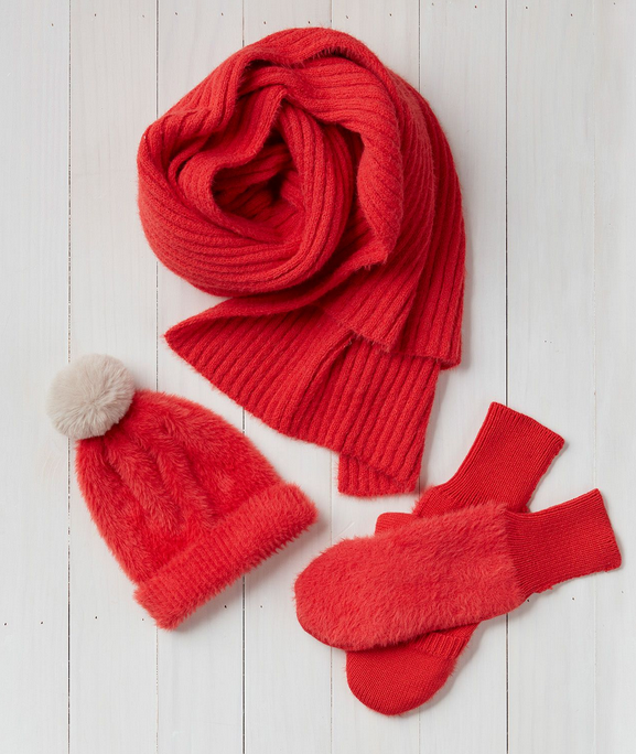 Chalet Mittens - Red