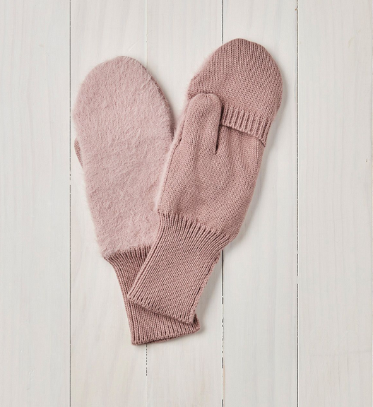 Chalet Mittens - Dusty Pink