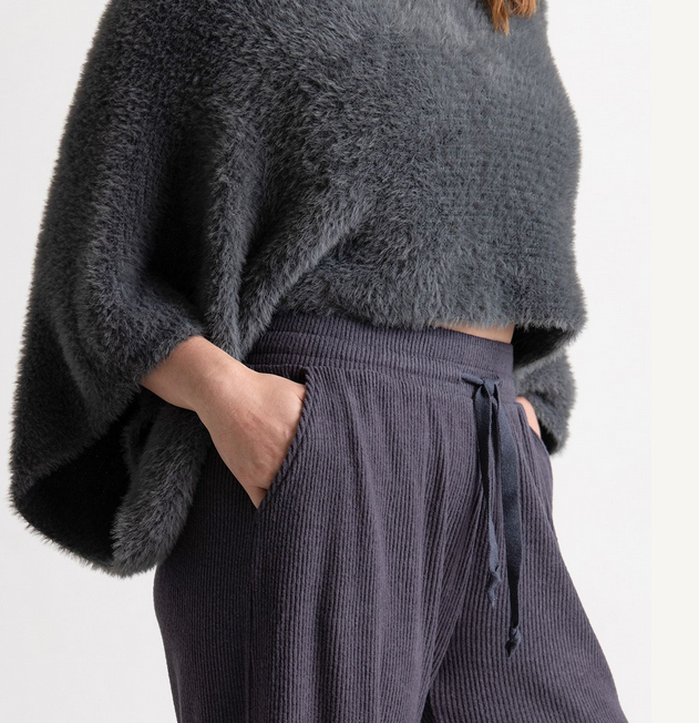 Chalet Slouch Sweater - Slate