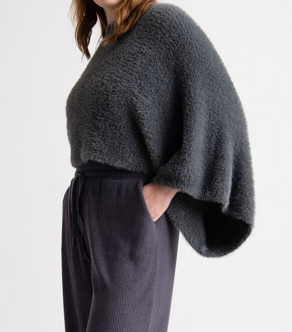 Chalet Slouch Sweater - Slate