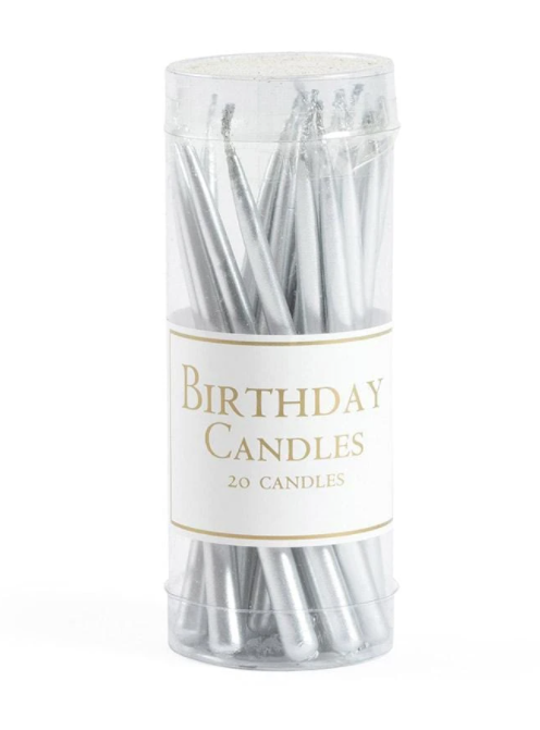Birthday Candles - Silver