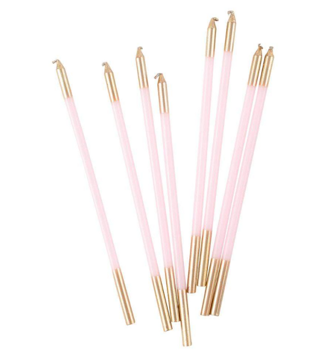 Birthday Slims - Pink w/Gold