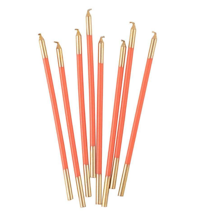 Birthday Slims - Orange w/Gold