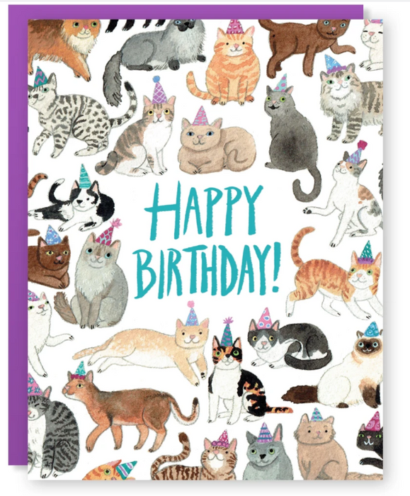 Birthday Cats Card