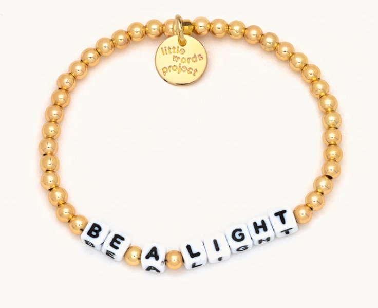 Be a Light Gold Bracelet