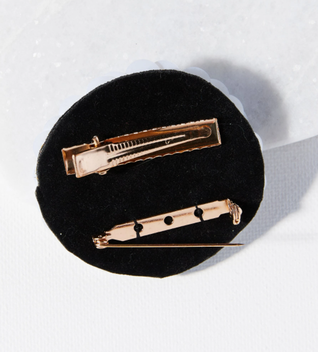 Blush Flower Broach/Barrette (HHHA0107)