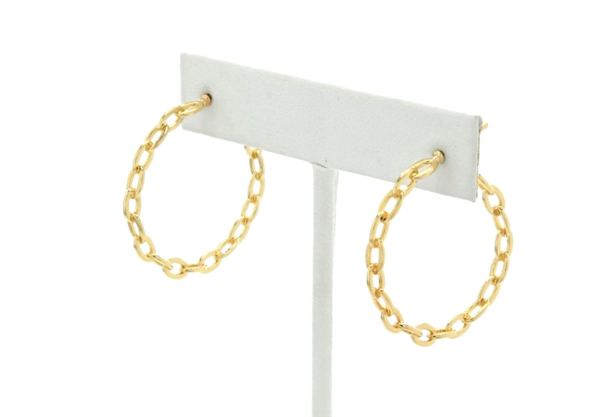 Chain Link Hoops - Large
