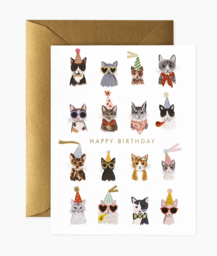 Cool Cats Birthday Card