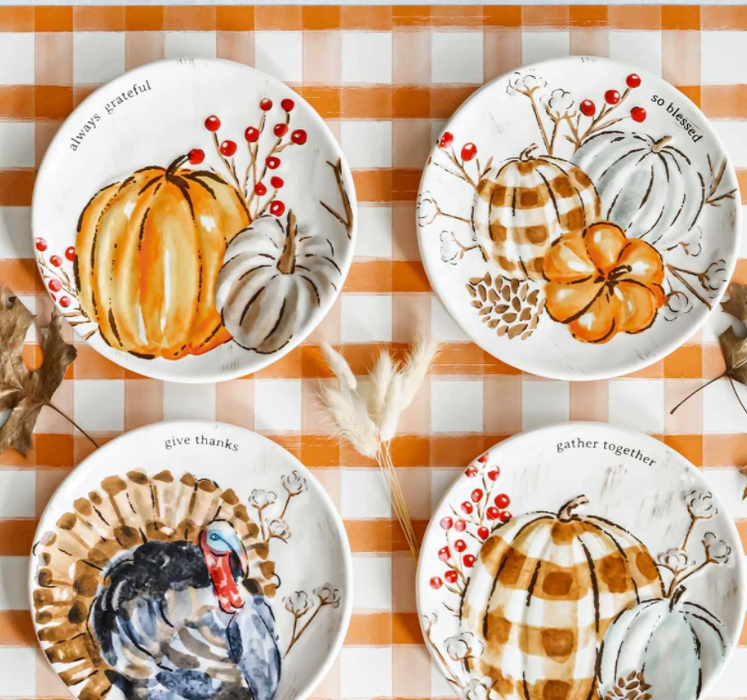 Thanksgiving Plate - So Blessed