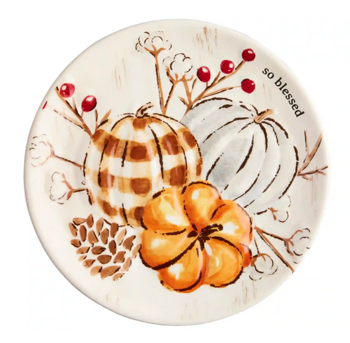 Thanksgiving Plate - So Blessed