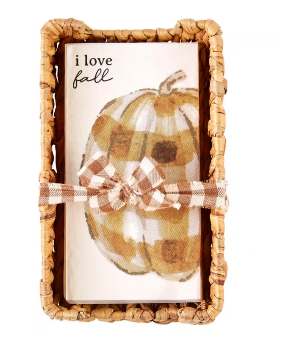 Pumpkin Powder Room Napkins
