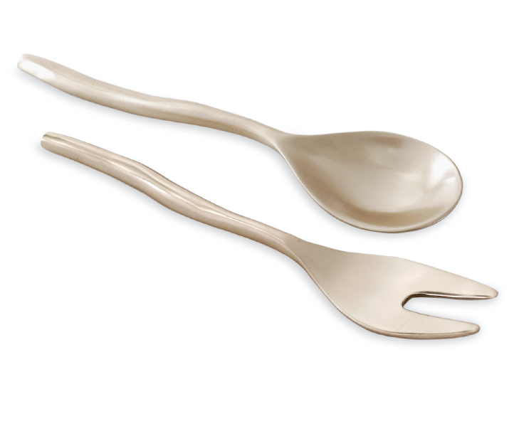 7779 SIERRA MODERN Maia Salad Servers (Gold)