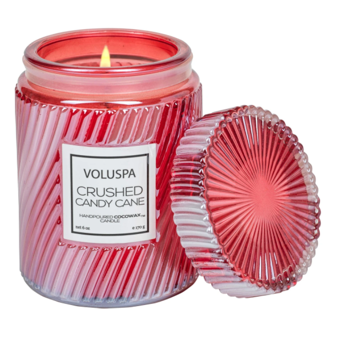 Crushed Candy Cane Voluspa Candle