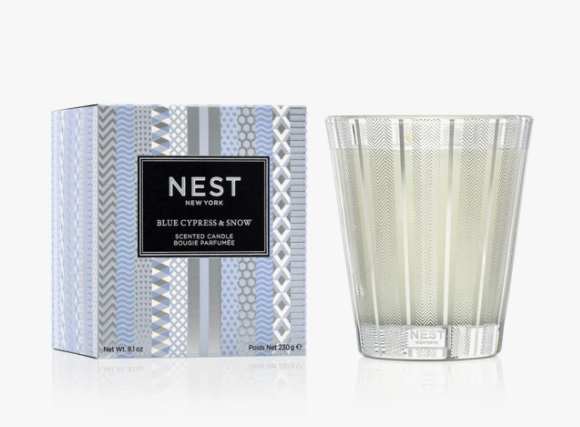 NEST Blue Cypress & Snow Candle | Classic Candle