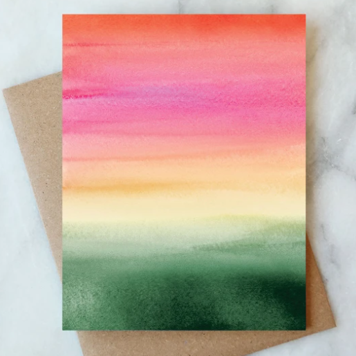 Ombre Blank Card