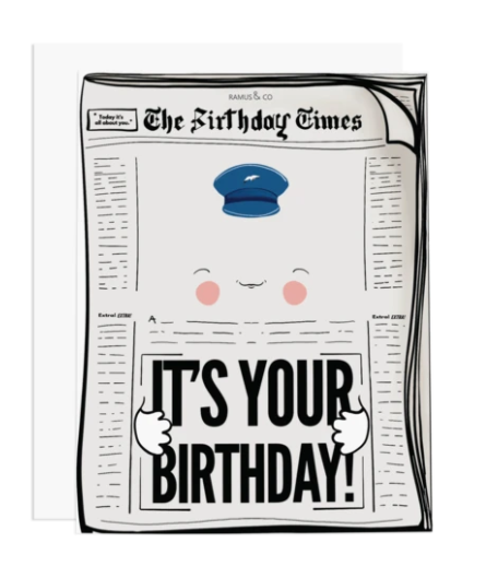 It's Your Birthday Newspaper