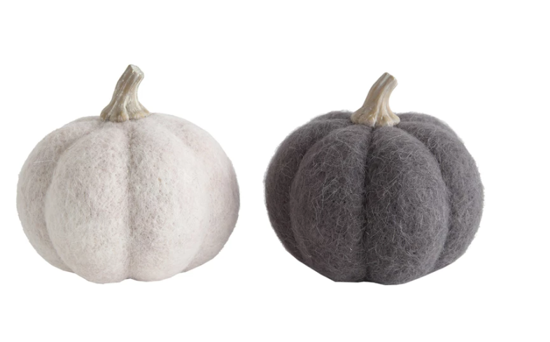 Felt Pumpkins