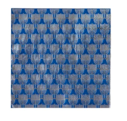 Silver Menorah Napkins