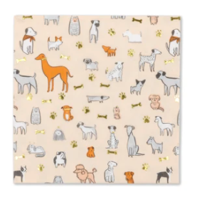 Bow Wow Large Napkins