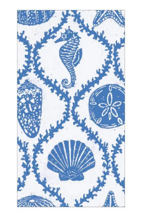 Seychelles Blue Guest Towel